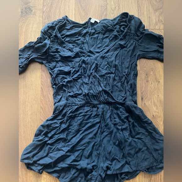 American Eagle Peacock Blue Green Romper XS - Picture 2 of 7